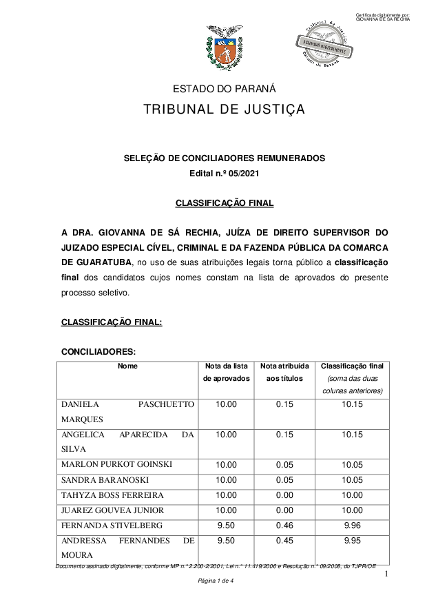 Disponibilizado em 22/07/2021