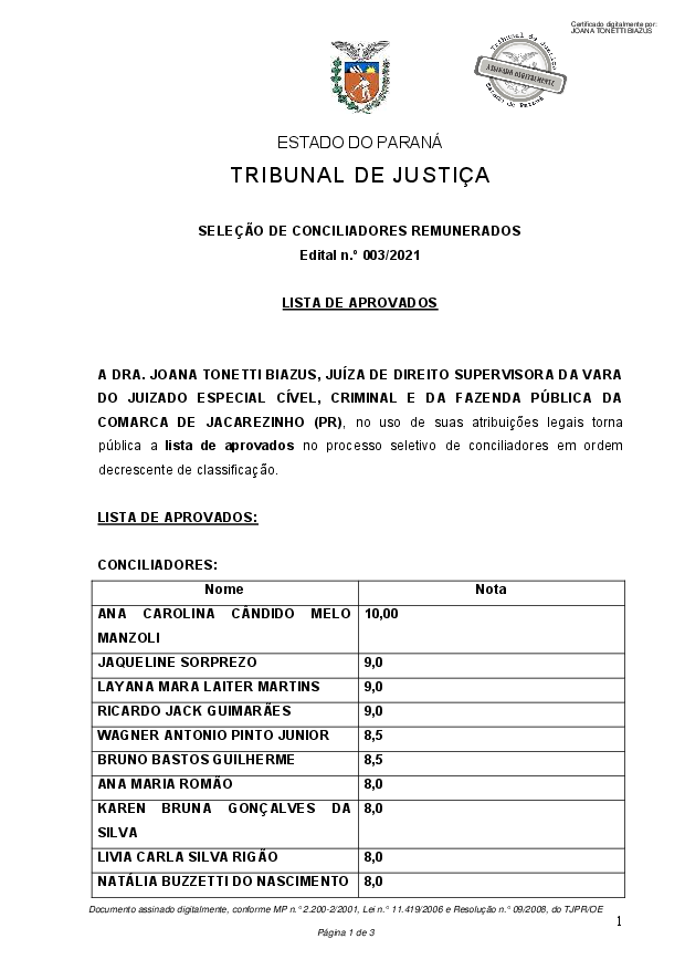 Disponibilizado em 29/11/2021