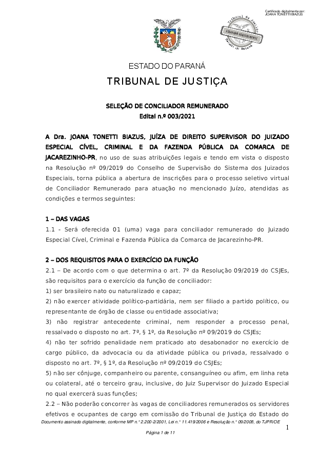 Disponibilizado em 20/10/2021