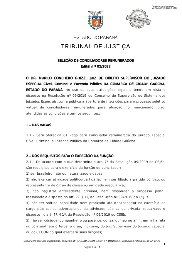 Disponibilizado em 10/05/2022