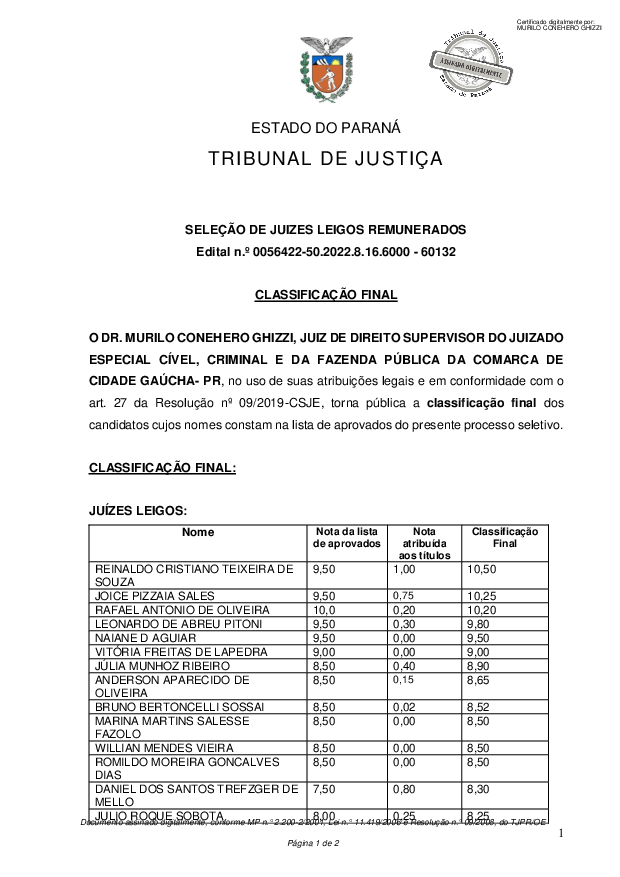 Disponibilizado em 12/07/2022