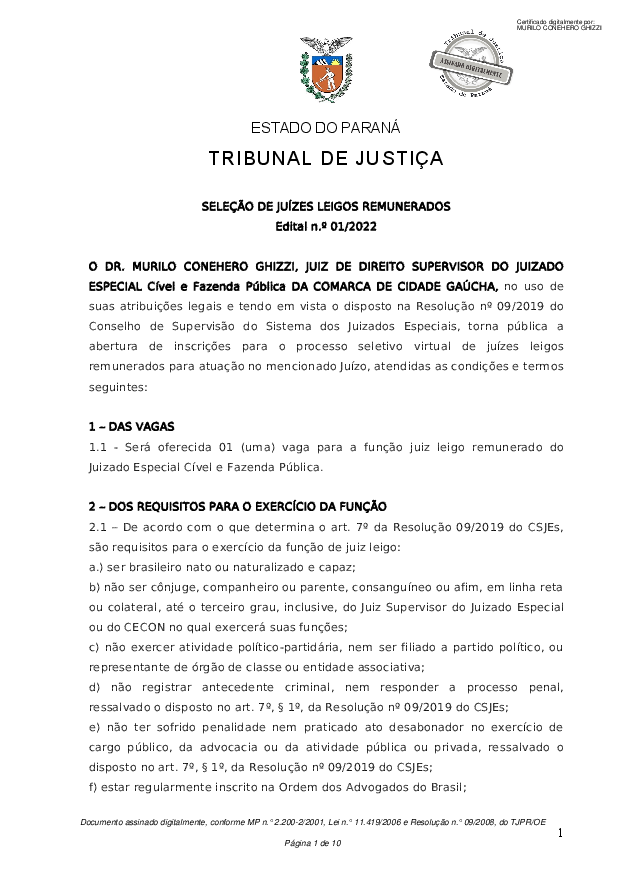 Disponibilizado em 10/05/2022