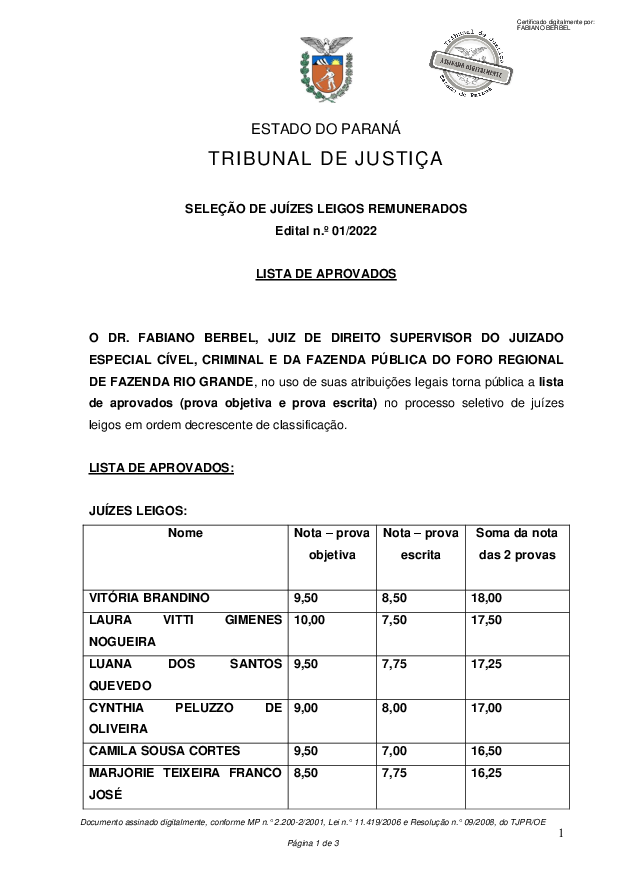 Disponibilizado em 09/08/2022